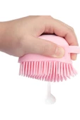 Pazariz Yumuşak Silikon Malzemeli Esnek Jel Hazneli Masaj Fonksiyonlu Etkili Banyo Duş Kese Lifi thumbnail 2