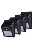 Pazariz 20 Led Fotoselli Solar Led Duvar Lamba Işık Sensörlü Güneş Enerji 4 Adet thumbnail 1