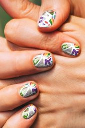 Crazy Tırnak Dövmesi,Tırnak Tattoo,Nail Art ,Tırnak Sticker - 1