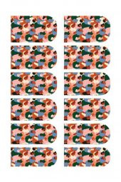 Kadınlar Desen Tırnak Dövmesi,Tırnak Tattoo,Nail Art ,Tırnak Sticker - 2