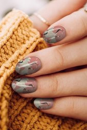 Pembe Kuğu Tırnak Dövmesi,Tırnak Tattoo,Nail Art ,Tırnak Sticker - 1