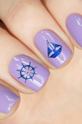 Deniz   Metalik Tırnak Sticker, Nail Sticker, Nail Art thumbnail 1