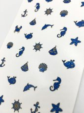 Deniz   Metalik Tırnak Sticker, Nail Sticker, Nail Art thumbnail 2