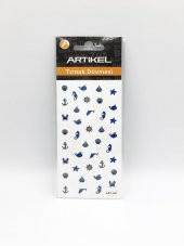 Deniz   Metalik Tırnak Sticker, Nail Sticker, Nail Art thumbnail 3