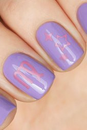 Burçlar Metalik Tırnak Sticker, Nail Sticker, Nail Art - 1