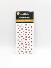 Şekil Metalik Tırnak Sticker, Nail Sticker, Nail Art - 3