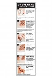 Çiçek Tırnak Dövmesi,Tırnak Tattoo,Nail Art ,Tırnak Sticker - 3