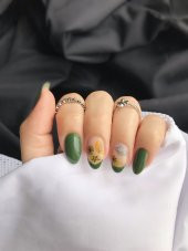 Silüet Tırnak Dövmesi,Tırnak Tattoo,Nail Art ,Tırnak Sticker - 2