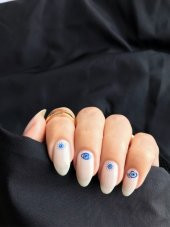 Göz Tırnak -3 Dövmesi, Tırnak Tattoo,Nail Art ,Tırnak Sticker - 3