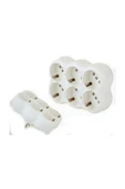 Pazariz 3w Led Ampul + Topraklı Çoğaltma Prizi 6 lı Golyat Set - 3