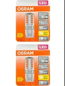 Osram 2,6W (30W) 2700K (Sarı Işık) G9 Duylu Led Kapsül Ampul (2 Adet) thumbnail 1