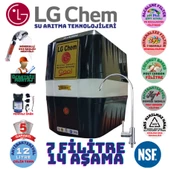 LG Chem COOL SİYAH BEYAZ POMPALI MONTAJ DAHİL 12 LİTRE 7 FİLTRE 14 AŞAMA SU ARITMA CİHAZI thumbnail 1