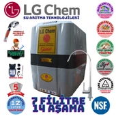 LG Chem COOL GRİ SİYAH POMPALI MONTAJ DAHİL 12 LİTRE 7 FİLTRE 14 AŞAMA SU ARITMA CİHAZI thumbnail 1