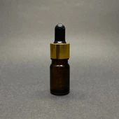 5ml kahverengi cam damlalıklı 24 adet, Gold Kapak Siyah Emzik, Ecza şişesi, Damlalıklı şişe, propolis şişesi, damlatmalı şişe, saç serum şişesi, ecza şişesi - 1