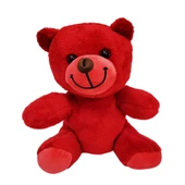 Sevimli Kırmızı Oyuncak Peluş Ayıcık - 1