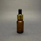 10ml kahverengi cam damlalıklı 24 adet, Gold Kapak Siyah Emzik, Ecza şişesi, Damlalıklı şişe, propolis şişesi, damlatmalı şişe, saç serum şişesi, ecza şişesi - 1