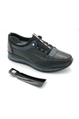 ERENİM Hakiki Deri Siyah Erkek Ortopedik Ayakkabı - 1