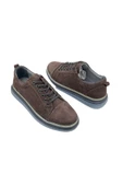 ERENİM Kahve Nubuk Hakiki Deri Tam Ortopedik Erkek Ayakkabı - 1