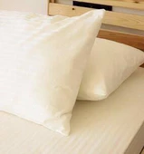 Clasy 2 Li %100 Pamuk Saten Çizgili Yastık Kılıfı 50 x 70 - 2