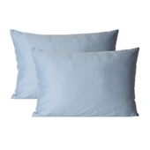 Clasy 2 Li Mavi % 100 Pamuk Saten Yastık Kılıfı 50 x 70 - 4