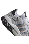 adidas Nite Jogger Erkek Spor Ayakkabı Beyaz Mavi - 5