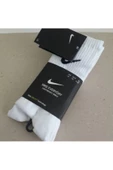 Nike Everyday Cushioned 3'lü Havlu Çorap Uzun Çorap Beyaz 3 Çift - 4