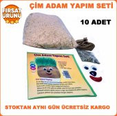 Çim Adam Yapım Seti, Çimlendirme 10 Adet, Eğitici Çim Adam, STOKTAN AYNI GÜN ÜCRETSİZ KARGO - 1