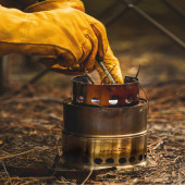 Nurgaz NG-TAK-K Campout Turbo Ateş Kutusu Küçük Paslanmaz Çelik Taşıma Çantalı - 11