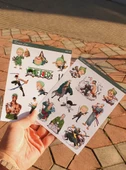 Roronoa Zoro - one piece 2li sticker etiket seti Anime çıkartmaları - 6