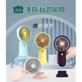 Şarjlı Masa Ve El Fanı Taşınabilir Şarjlı Edilebilir Mini Fan - 1
