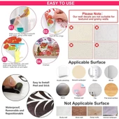 Tropikal Bitkiler Duvar Stickerı Model B - 4