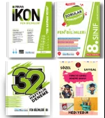 PRUVA AKADEMİ YAYINLARI 8.SINIF FEN BİLİMLERİ İKON SORU BANKASI+32 HAFTA FEN BİLİMLERİ DENEME+FEN BİLİMLERİ SORULAR KONU - 1