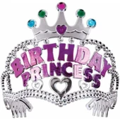 Birthday Prenses Yazılı Çocuk Parti Tacı - 2