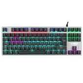 Altec Lansing ALGK8404 Siyah/Gümüş BLUE SWITCH Rainbow 87 Tuşlu Süper Kompakt Mekanik Gaming Oyuncu Klavye - 2
