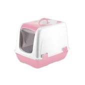Mikopet Küçük Kapalı Kedi Tuvaleti Pembe - 1