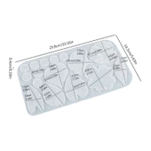 Epoksi Silikon Kalıp Çoklu Yaprak Figür Modelleri Delikli Kolye Küpe Kalıbı - 2