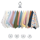 1 Adet Tarçın Renk 75X75 cm %100 Pamuk Tek Katlı Müslin Kumaş Bebek Örtüsü. - 5