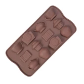 Silikon Kek Kalıp Minik Çaydanlık Saat ve Kahve Kalıbı Şeker Hamuru Jelibon Silikon Kalıbı - 1