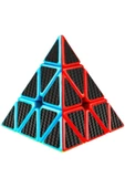 Orijinal Üçgen Zeka Küpü,  QY SpeedCube, Pyraminx Profesyonel QY Ming S2 3x3 Karbon Fiber - 1