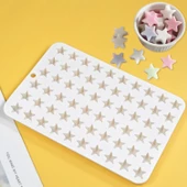 Silikon Kek Kalıp Sugarcraft Minik Yıldız Figürleri Kalıbı Şeker Hamuru Jelibon Kalıbı - 5