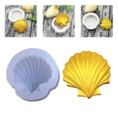 Epoksi Reçine Silikon Kalıp Mum Taş Tozu İstiridye Kalıbı thumbnail 1