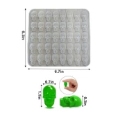 Epoksi Silikon Kalıp Anahtarlık Kuru Kafa Kafatası Kolye Küpe Kalıbı 40 Lı thumbnail 4