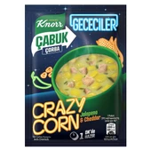 Knorr çabuk çorba Crazy Corn & Jalapeno Cheddar 18 Gr Paket (20 Adet) - 1