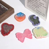 Epoksi Silikon Kalıp Yay Kalp Bulut Yıldız Figür Modelleri Kolye Küpe Kalıbı - 6