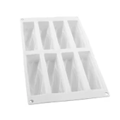 Silikon Kalıp Mum Örgülü Sabun Taş Tozu Kalıbı Burgulu Model Kek Çikolata Kalıbı 8 Li thumbnail 3