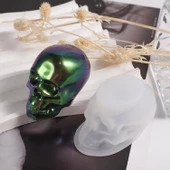 Epoksi Reçine Silikon Kalıp Taş Tozu Kuru Kafa Mum Kalıbı thumbnail 2