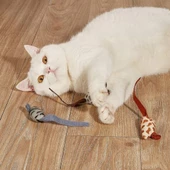 Peluş Fare Kedi Oyuncağı 3 Adet - 1