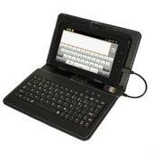 Wontis Concord C-700 Fe 7" Üniversal Türkçe Q Klavyeli Tablet Kılıfı (SİYAH) Teşhir Ürünü - 3