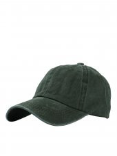 Beyzbol Şapkası 100 Pamuk Düz Eskitme - Yeni Sezon – Son Trend - Yeşil - 2
