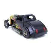 T.Concept Dekoratif Dayanıklı Metal Nostaljik Ateş Desenli Araba Siyah Renk C0948 - 3